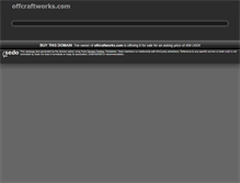 Tablet Screenshot of offcraftworks.com